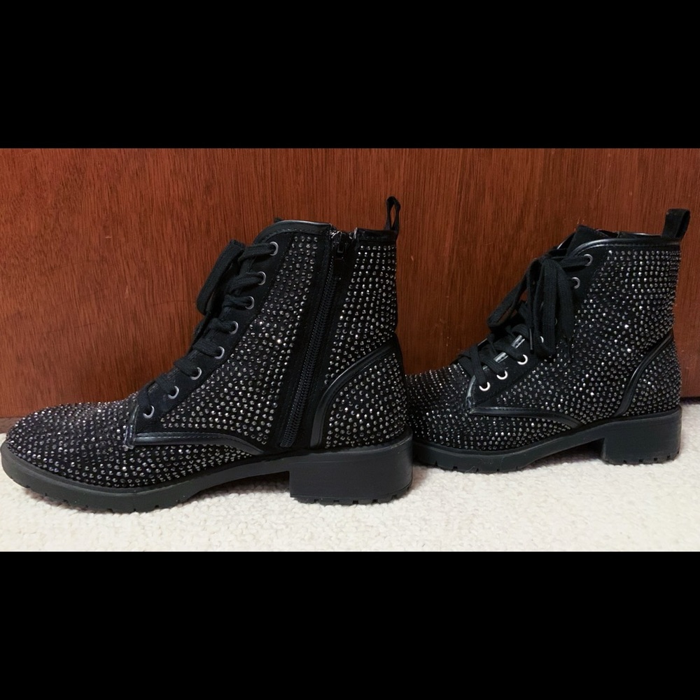 Steve Madden Kirra Black Multi Boots
